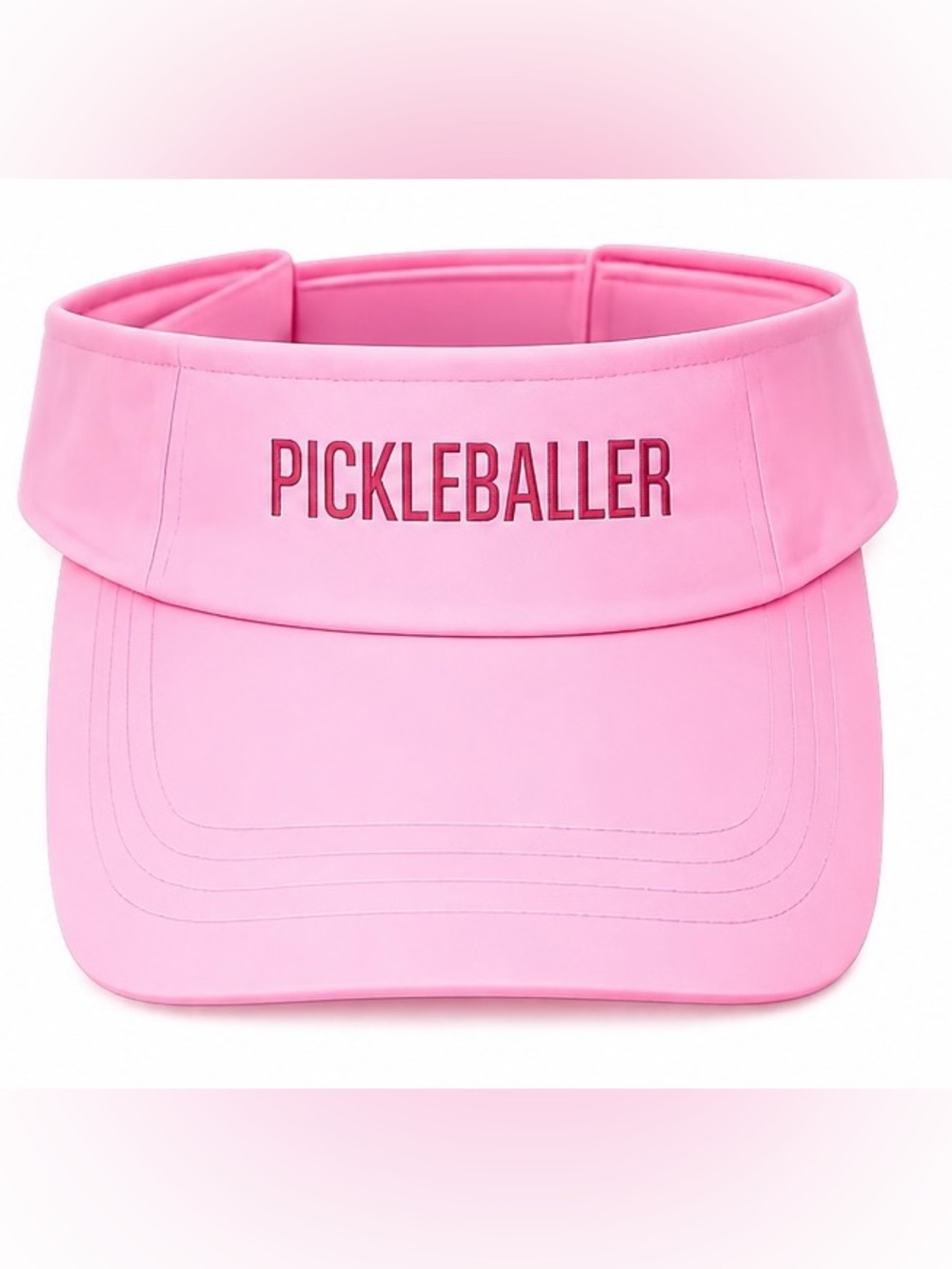 Pickleballer Embroidered Pink Visor - New - Never Worn